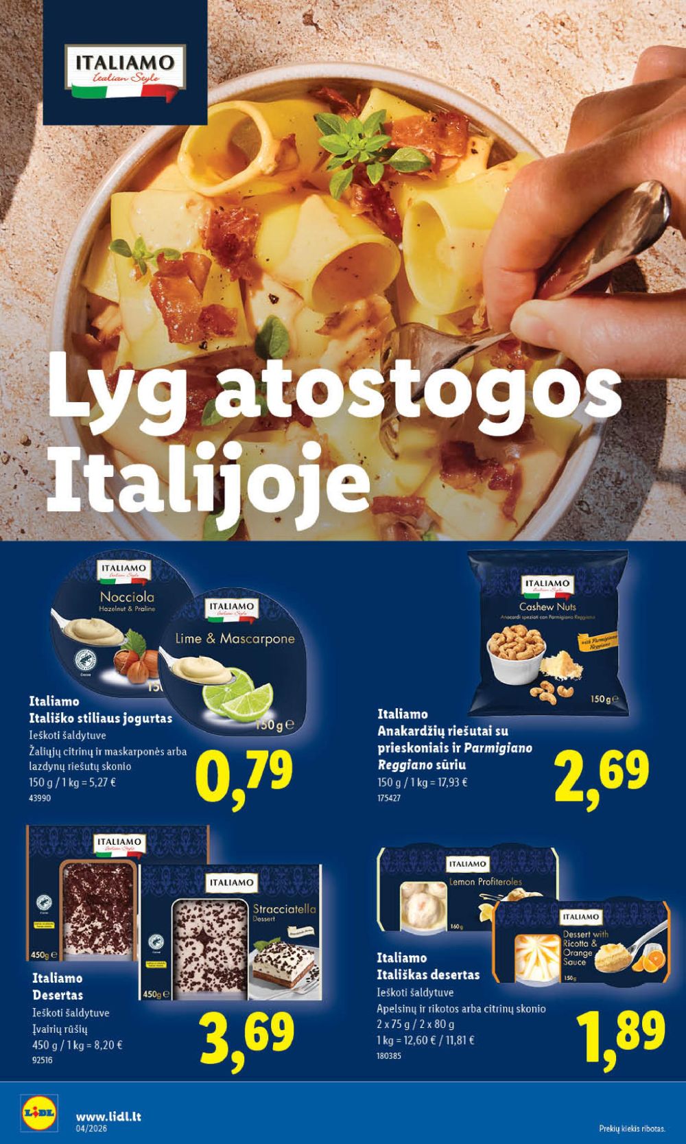 LIDL - Maisto prekių pasiūlymai (2026 01 19 - 2026 01 25) | 10