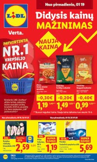LIDL - Maisto prekių pasiūlymai (2026 01 19 - 2026 01 25)