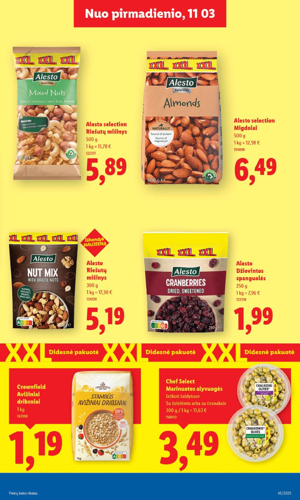 LIDL - Maisto prekių pasiūlymai (2025 11 06 - 2025 11 09) | 19