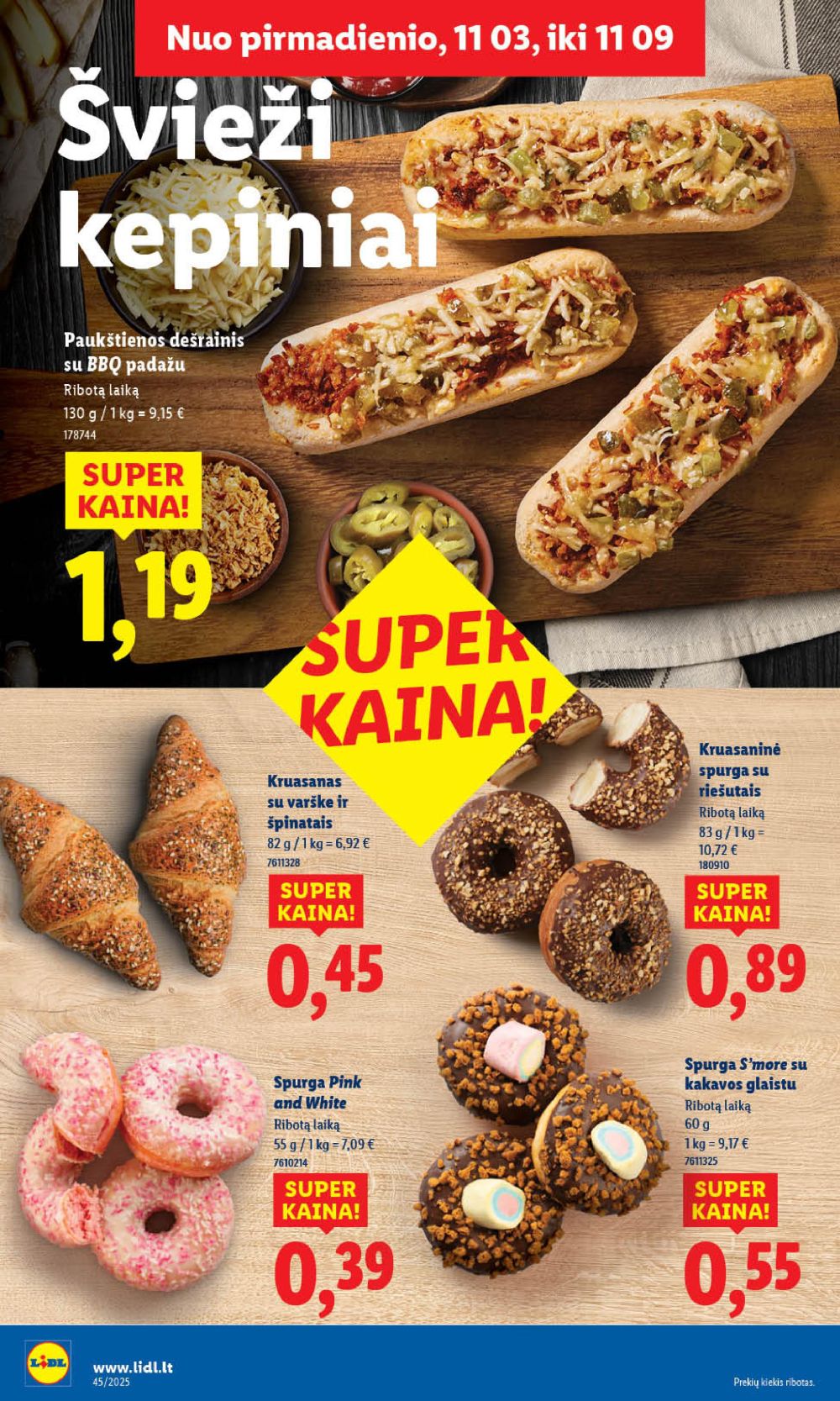 LIDL - Maisto prekių pasiūlymai (2025 11 06 - 2025 11 09) | 3