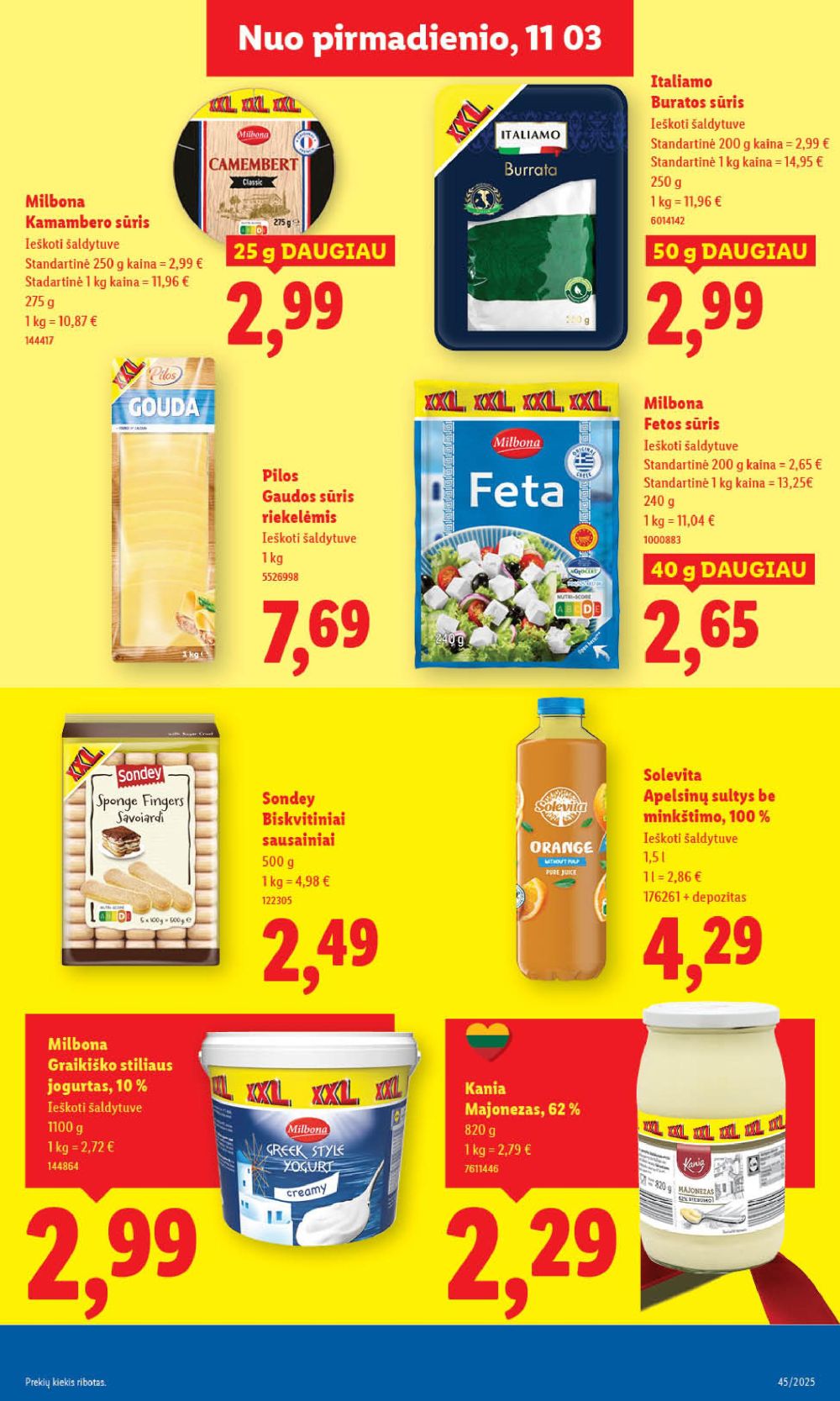 LIDL - Maisto prekių pasiūlymai (2025 11 06 - 2025 11 09) | 21