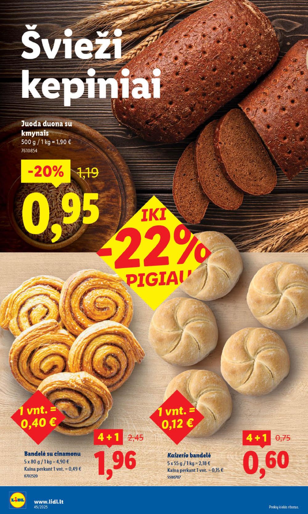 LIDL - Maisto prekių pasiūlymai (2025 11 06 - 2025 11 09) | 4