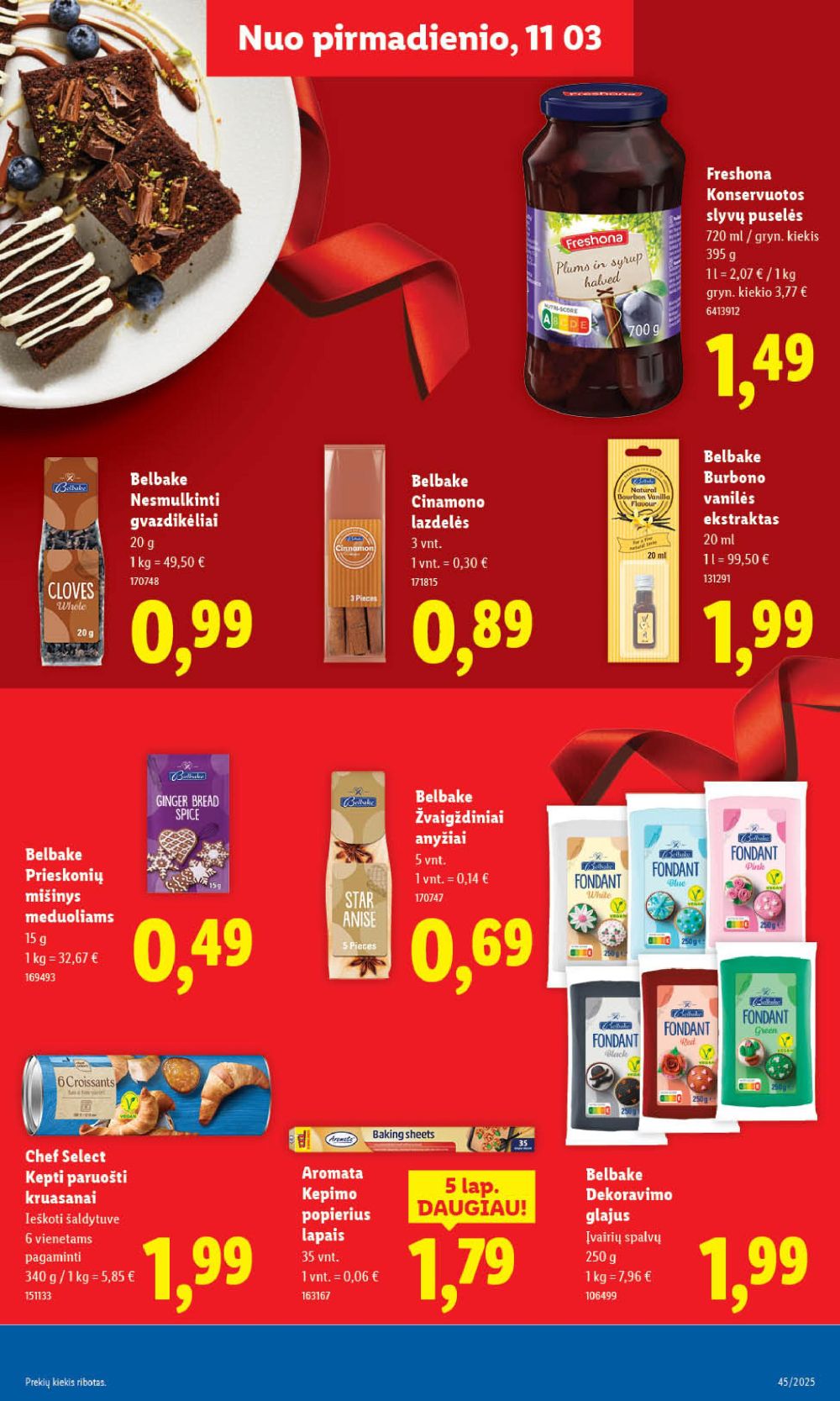 LIDL - Maisto prekių pasiūlymai (2025 11 06 - 2025 11 09) | 31