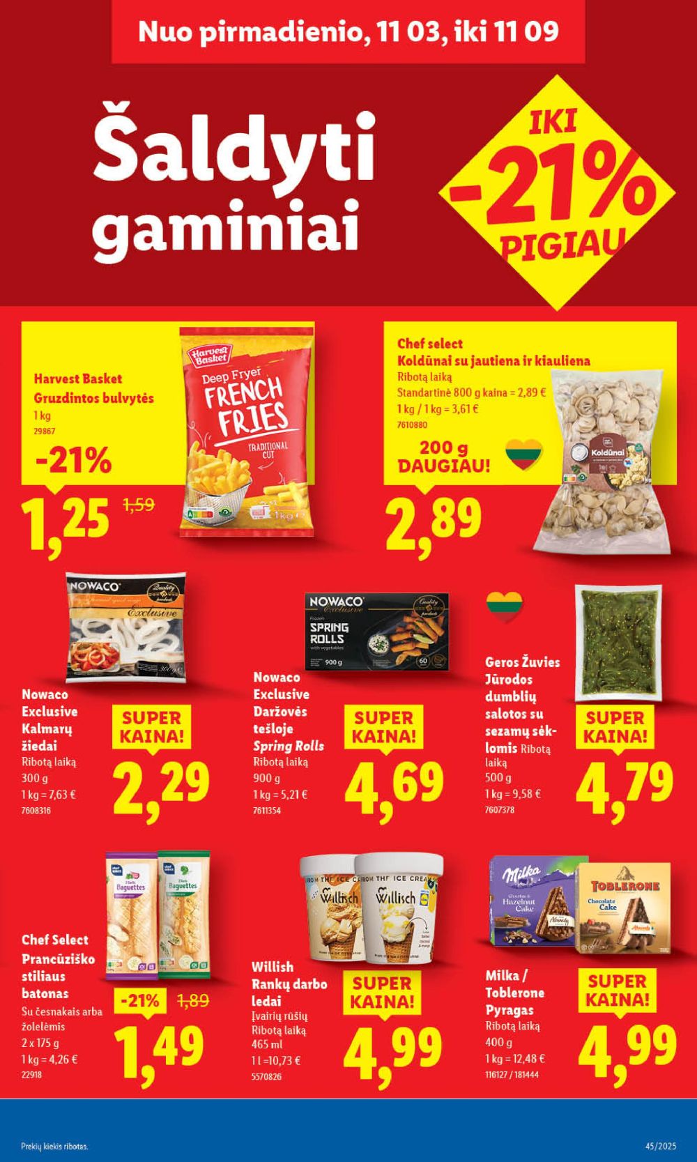 LIDL - Maisto prekių pasiūlymai (2025 11 06 - 2025 11 09) | 37