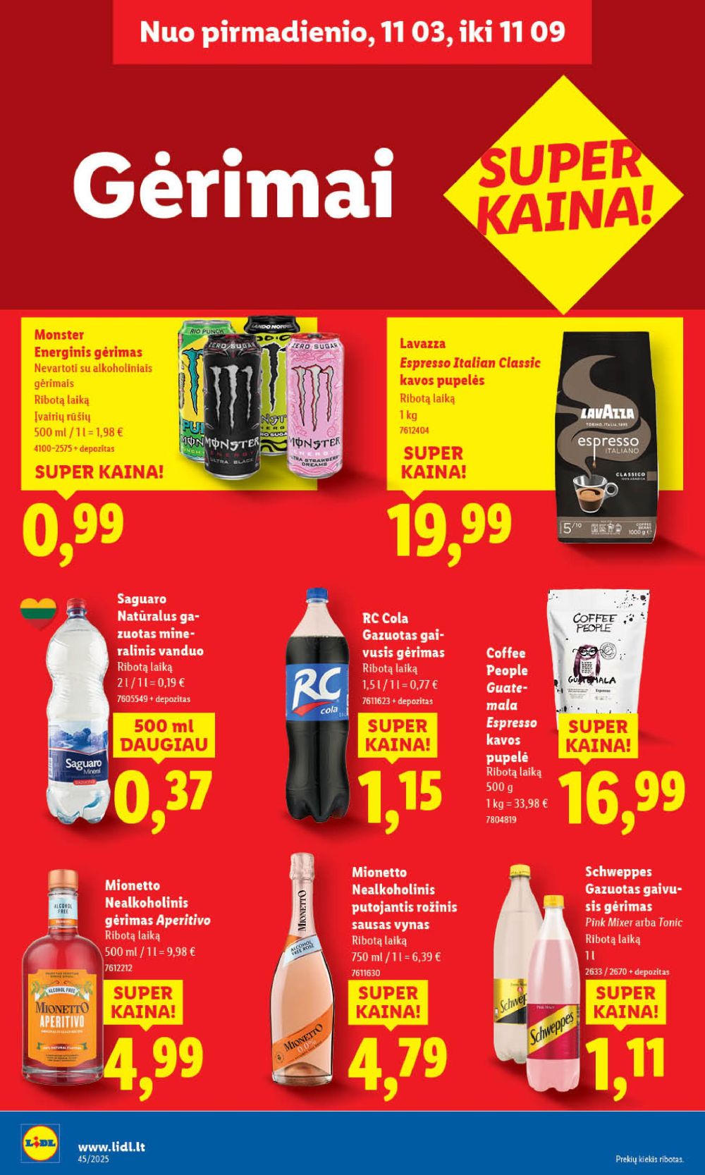 LIDL - Maisto prekių pasiūlymai (2025 11 06 - 2025 11 09) | 40