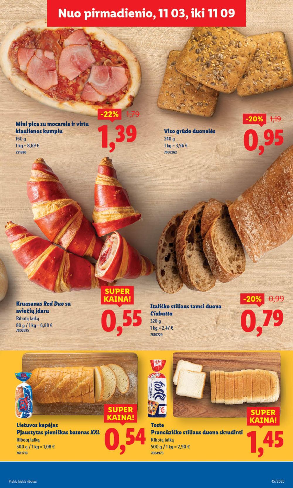 LIDL - Maisto prekių pasiūlymai (2025 11 06 - 2025 11 09) | 5