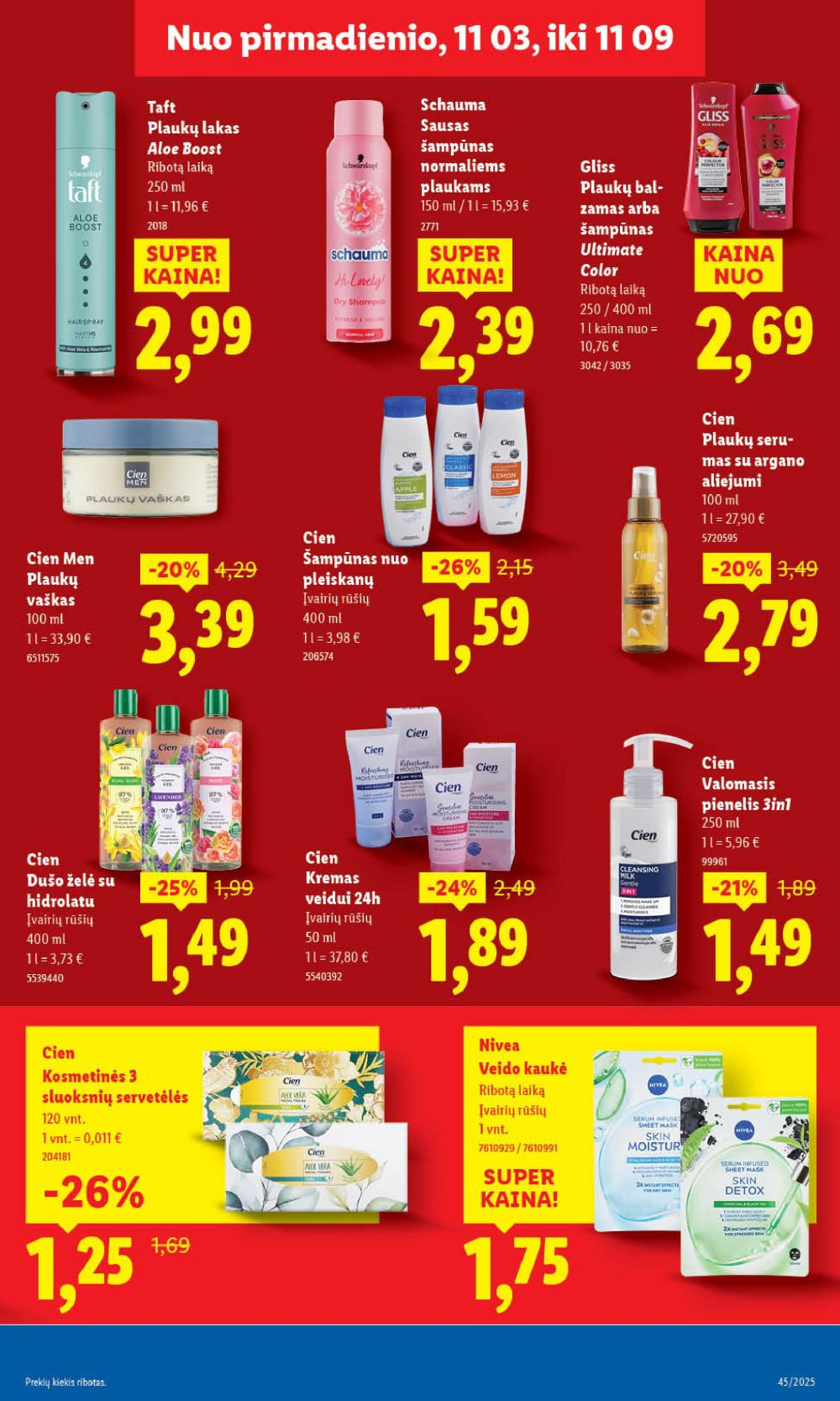 LIDL - Maisto prekių pasiūlymai (2025 11 06 - 2025 11 09) | 51