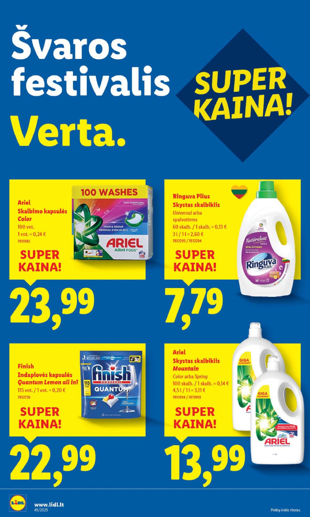 LIDL - Maisto prekių pasiūlymai (2025 11 06 - 2025 11 09) | 52