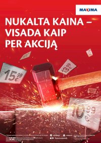 MAXIMA - Nukalta kaina (2025 07 08 - 2025 07 14)
