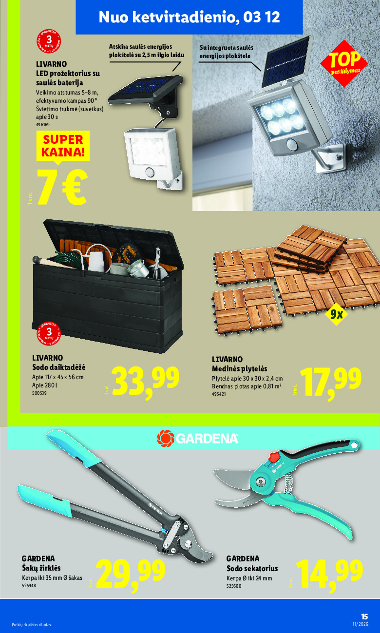 NE MAISTO PREKIŲ PASIŪLYMAI (2026-03-09 - 2026-03-15) | 15