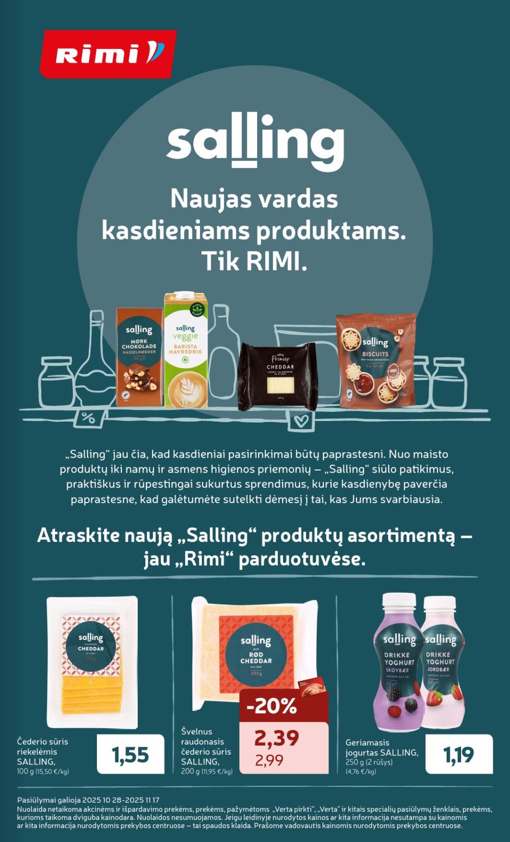 RIMI - SALLING prekių katalogas (2025 10 28 - 2025 11 17) | 1