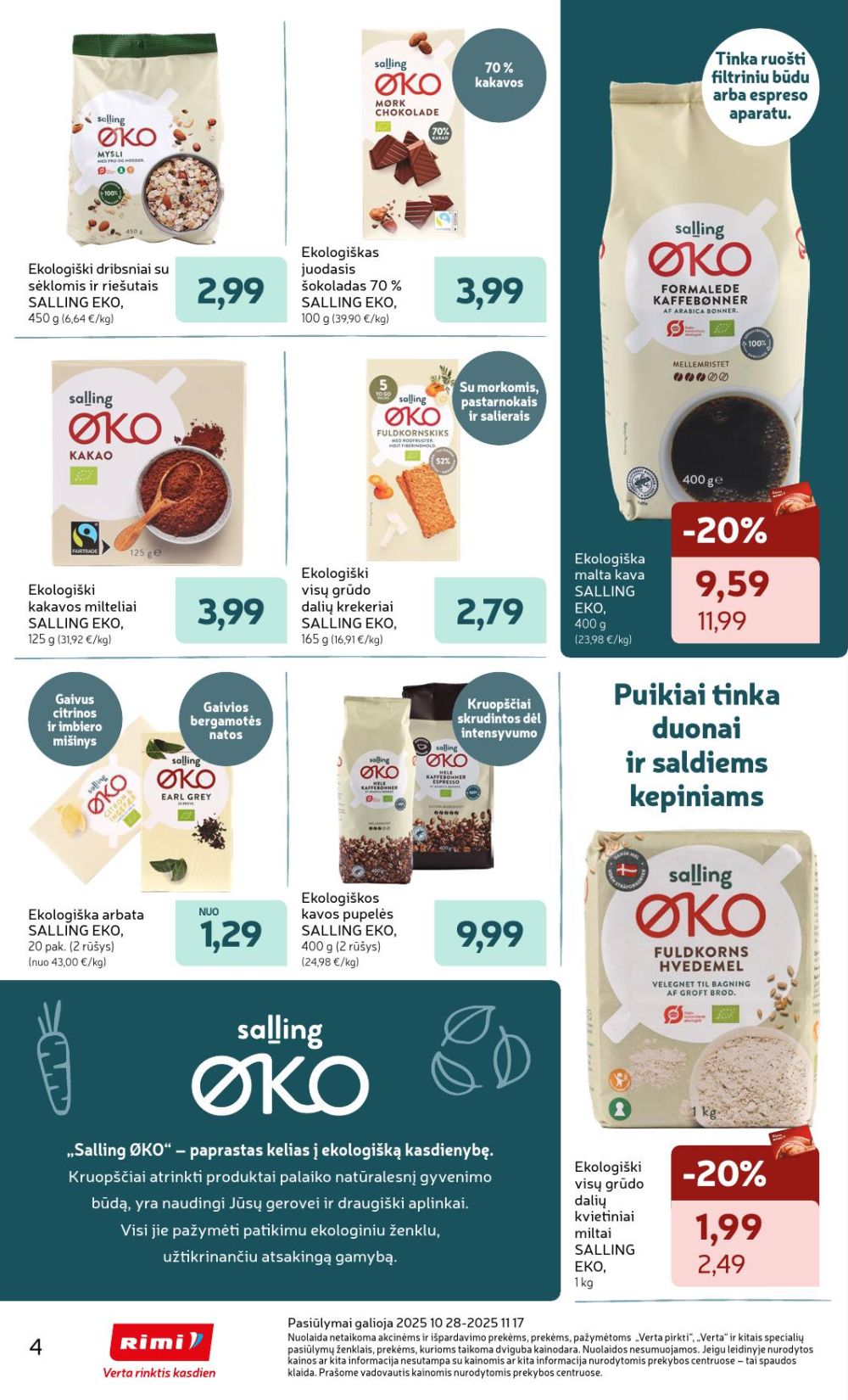 RIMI - SALLING prekių katalogas (2025 10 28 - 2025 11 17) | 4