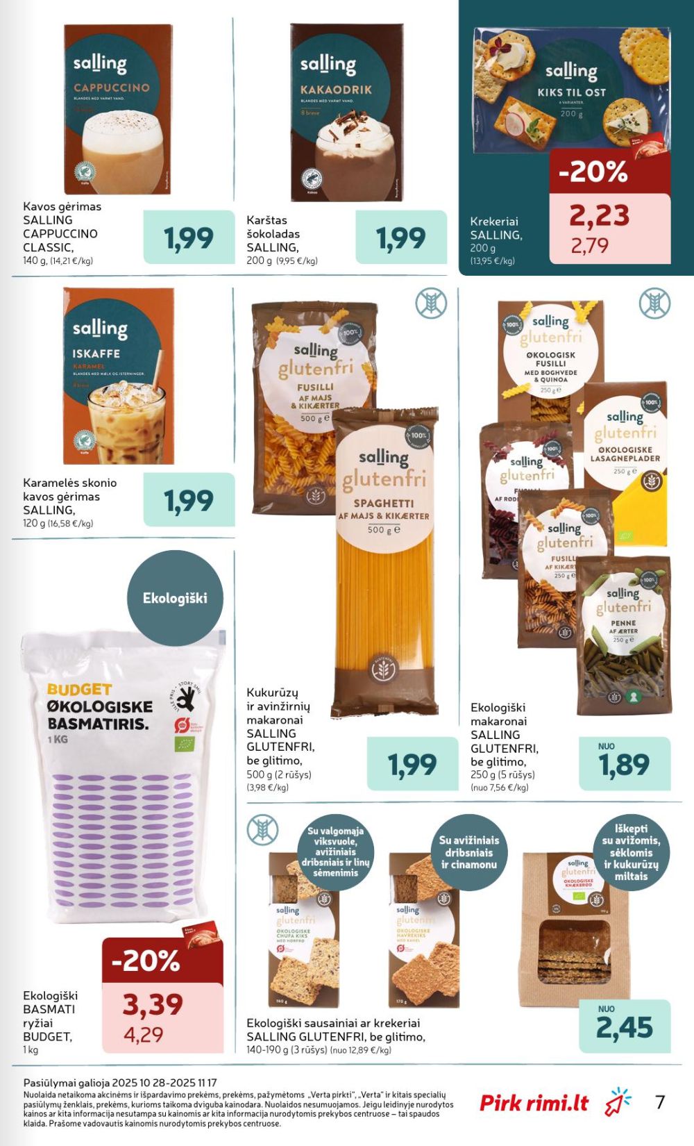 RIMI - SALLING prekių katalogas (2025 10 28 - 2025 11 17) | 7