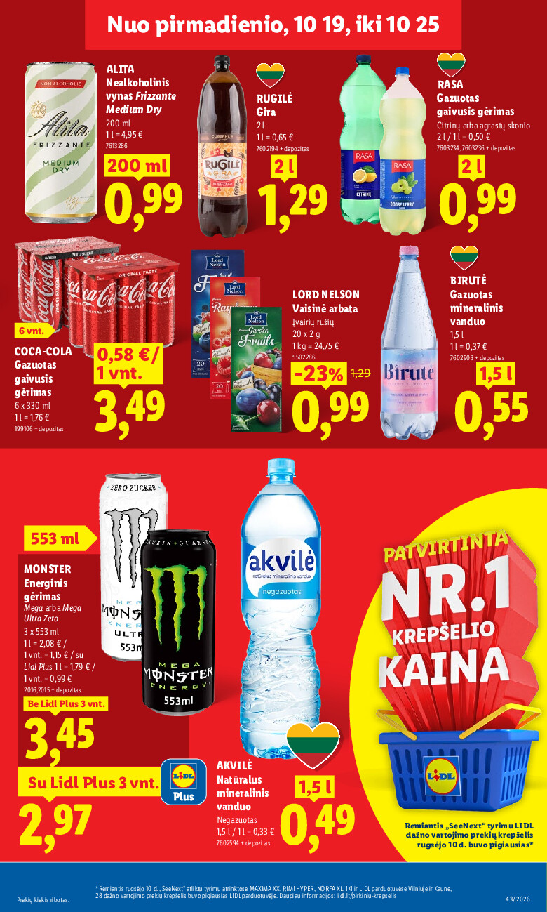 MAISTO PREKIŲ PASIŪLYMAI (2026-10-19 - 2026-10-25) | 13
