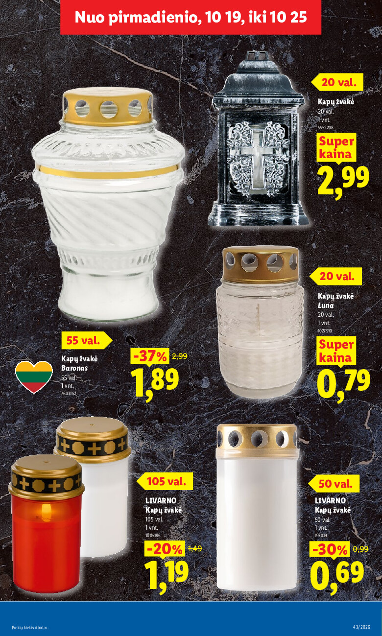 MAISTO PREKIŲ PASIŪLYMAI (2026-10-19 - 2026-10-25) | 17