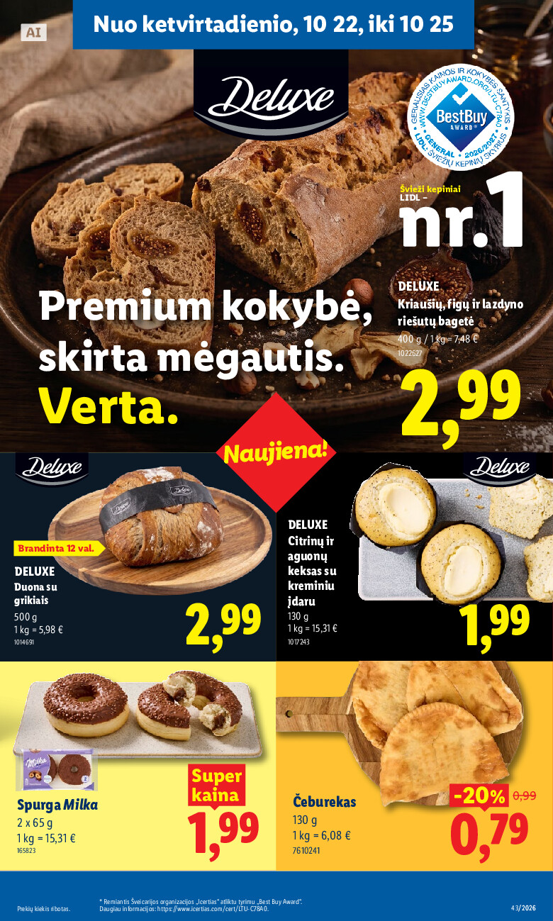 MAISTO PREKIŲ PASIŪLYMAI (2026-10-19 - 2026-10-25) | 31