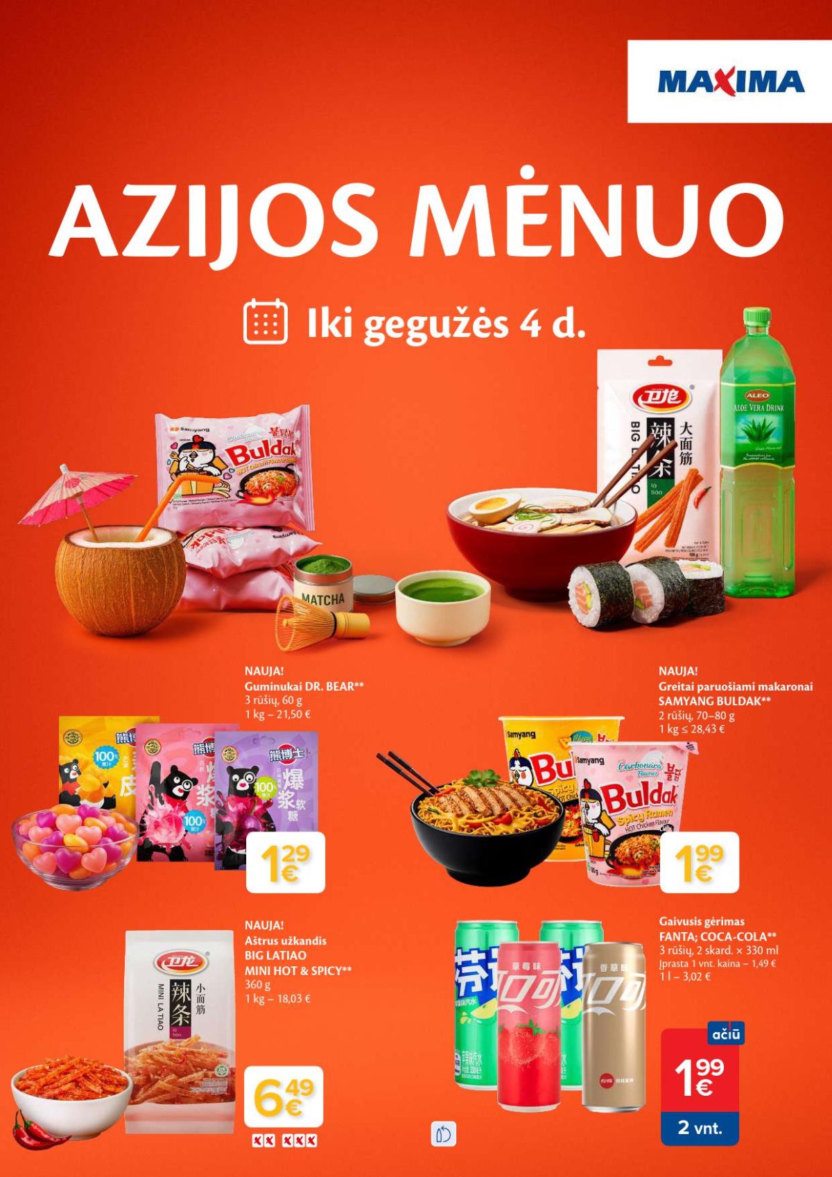 MAXIMA - Azijos mėnuo (2026 04 07 - 2026 05 04) | 1