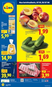 LIDL - Maisto prekių pasiūlymai (2025 07 03 - 2025 07 06)