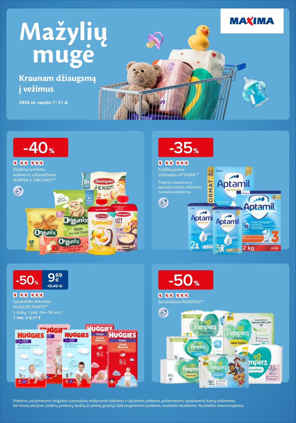 MAXIMA - Mažylių mugė (2026 01 07 - 2026 01 21) | 1