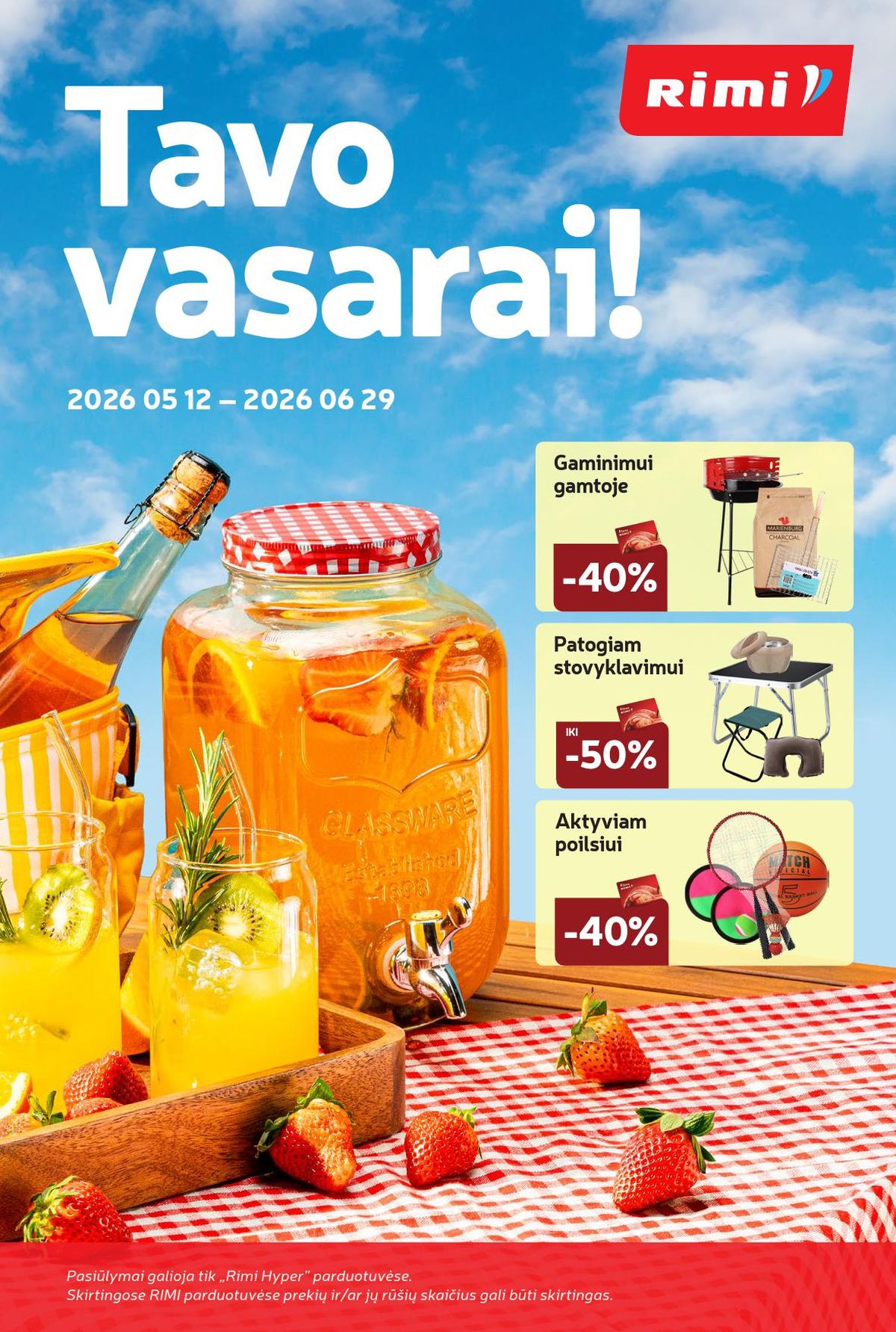 RIMI - Pasiruošk VASARAI! (2026 05 12 - 2026 06 29) | 1