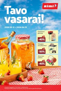 RIMI - Pasiruošk VASARAI! (2026 05 12 - 2026 06 29)