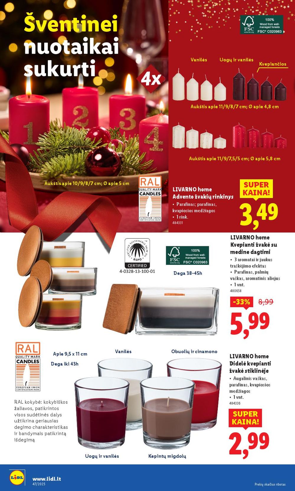 LIDL - Ne maisto prekių pasiūlymai (2025 11 17 - 2025 11 23) | 18