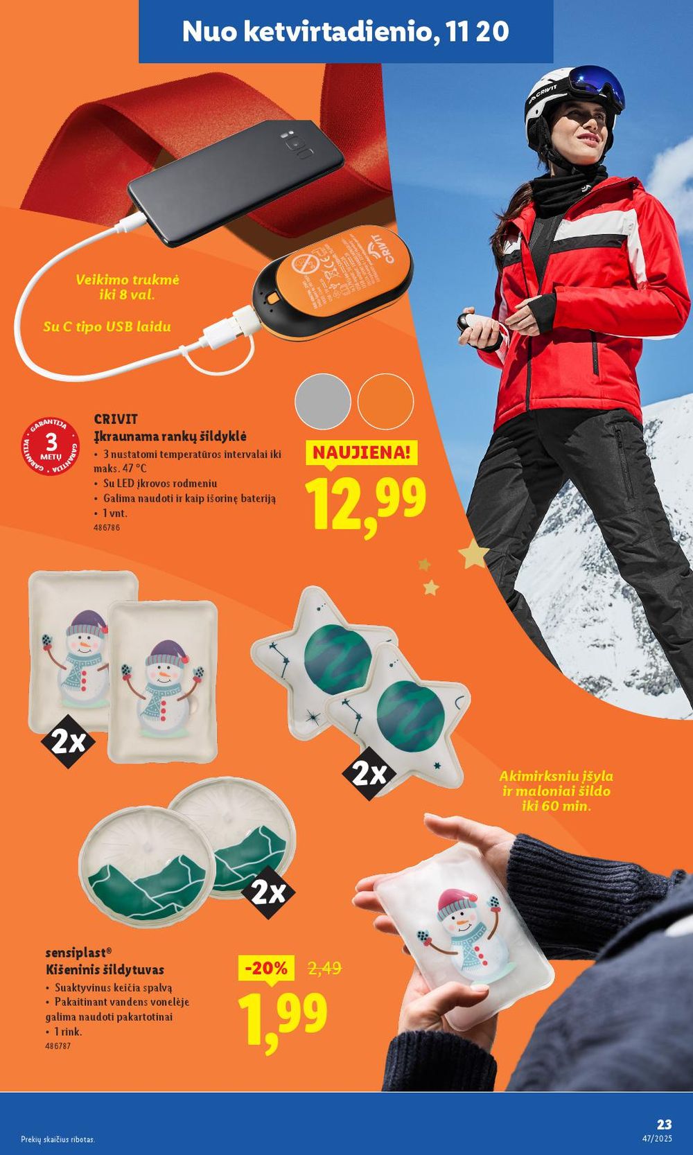 LIDL - Ne maisto prekių pasiūlymai (2025 11 17 - 2025 11 23) | 25