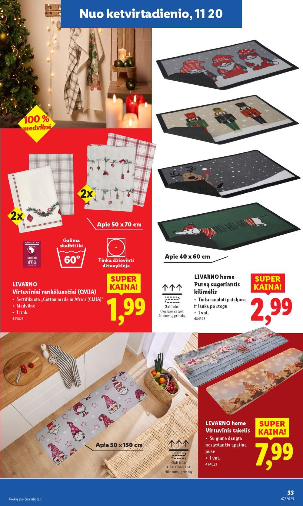 LIDL - Ne maisto prekių pasiūlymai (2025 11 17 - 2025 11 23) | 35