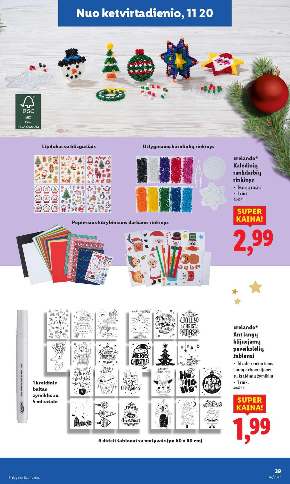 LIDL - Ne maisto prekių pasiūlymai (2025 11 17 - 2025 11 23) | 41