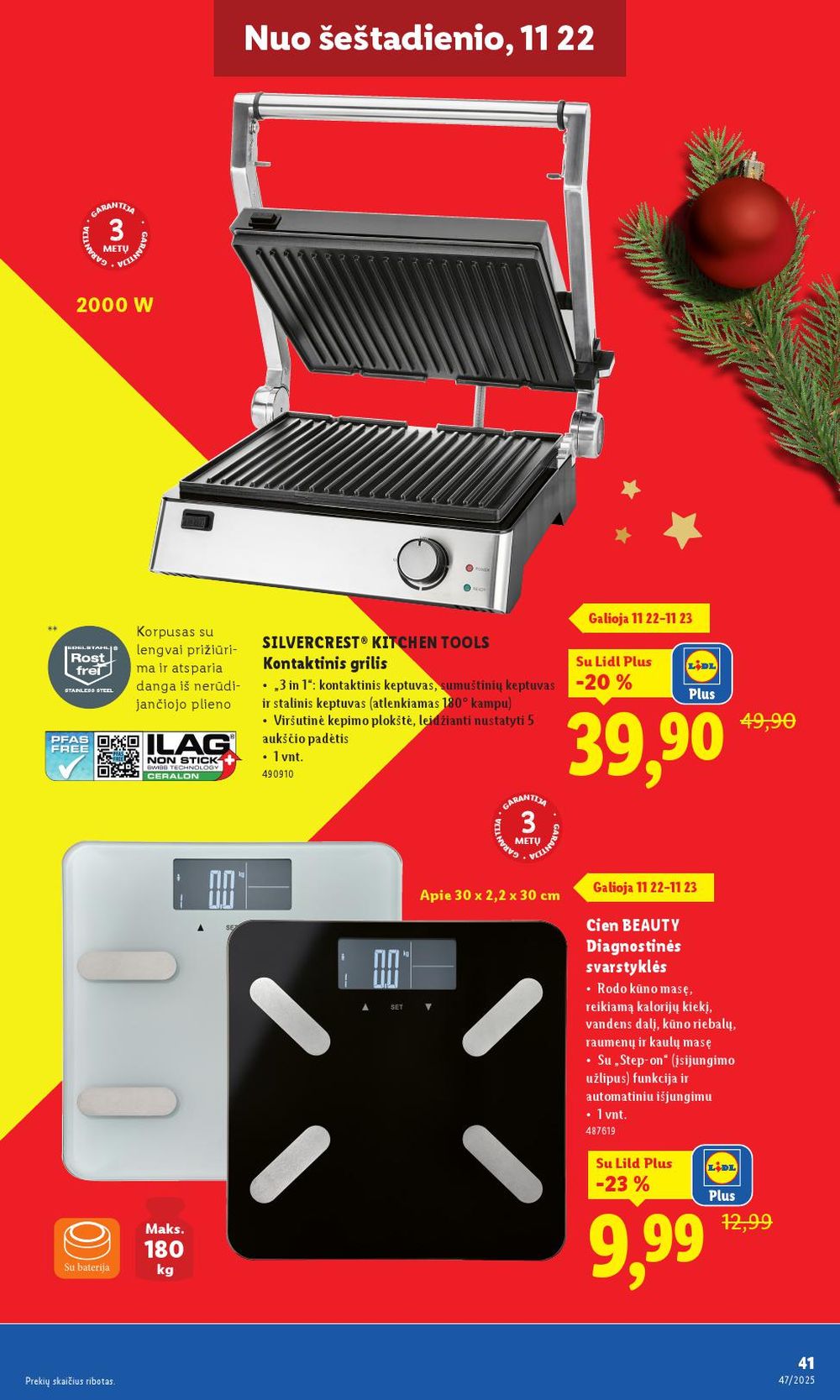 LIDL - Ne maisto prekių pasiūlymai (2025 11 17 - 2025 11 23) | 43