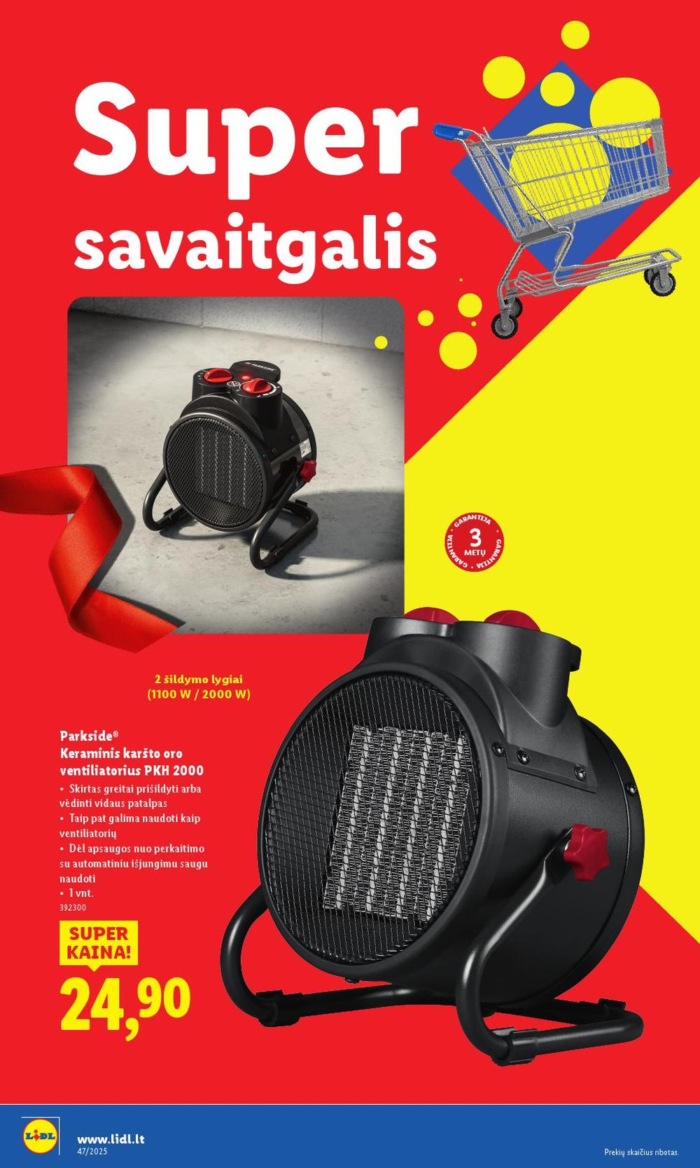 LIDL - Ne maisto prekių pasiūlymai (2025 11 17 - 2025 11 23) | 44