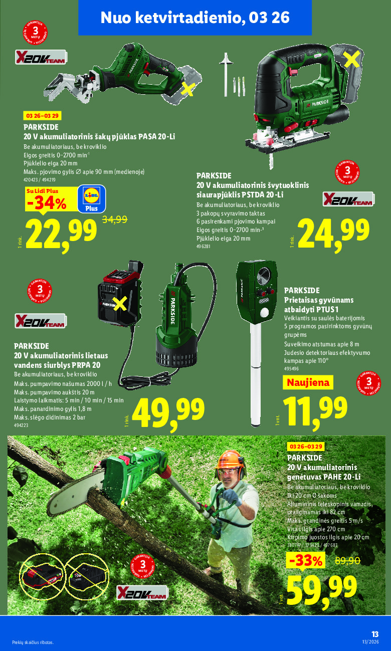 NE MAISTO PREKIŲ PASIŪLYMAI (2026-03-23 - 2026-03-29) | 13