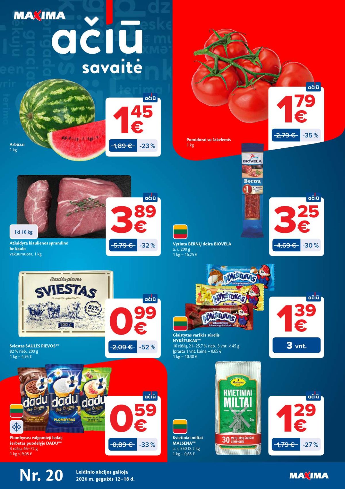 MAXIMA - Kaininis leidinys Nr.20 (2026 05 12 - 2026 05 18) | 1