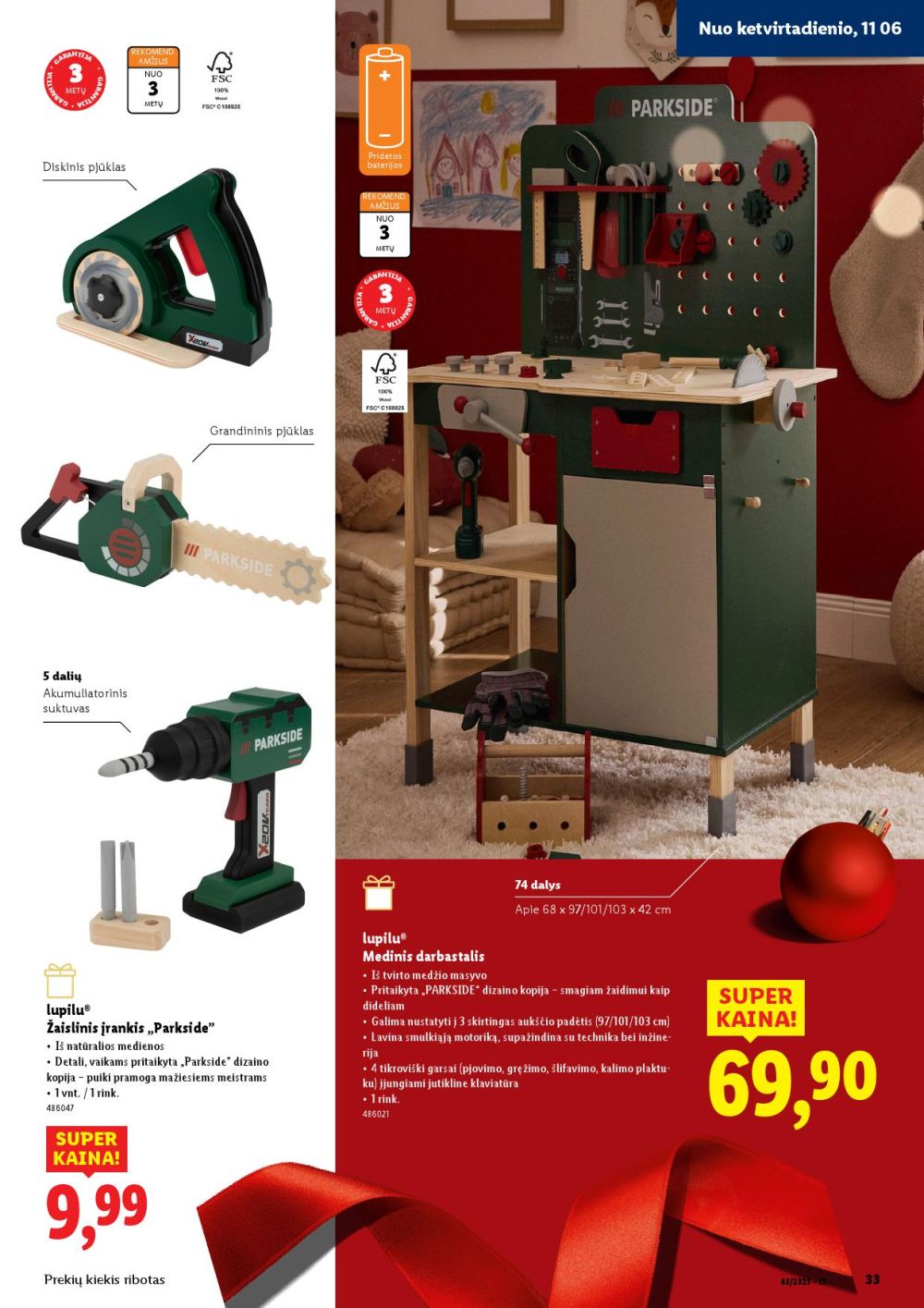 LIDL - ŽAISLŲ KATALOGAS | 33