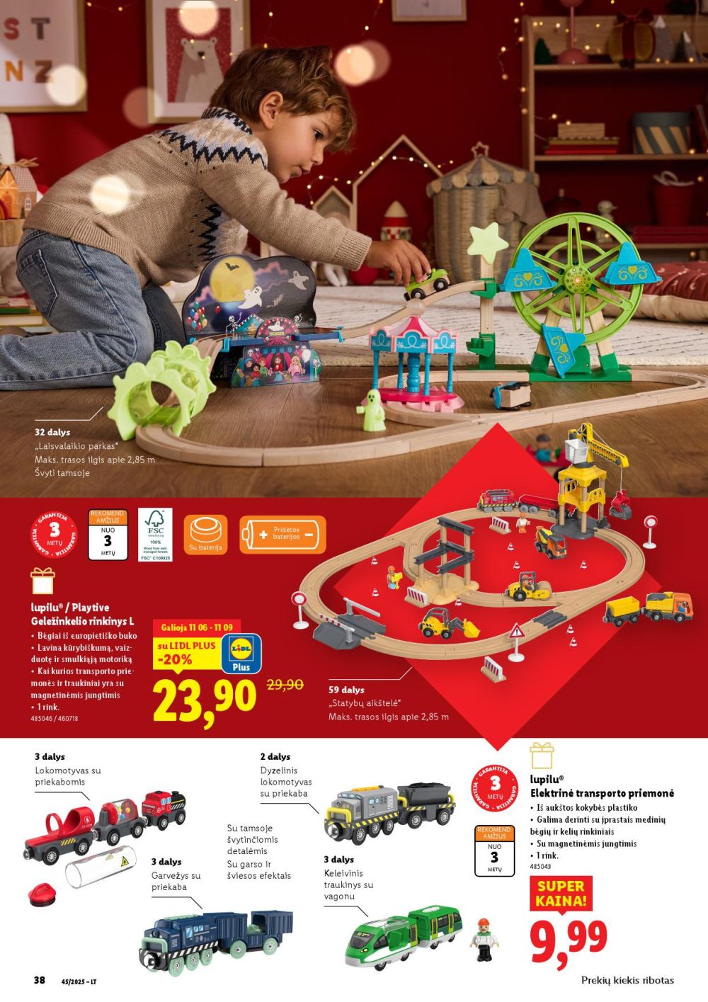 LIDL - ŽAISLŲ KATALOGAS | 38