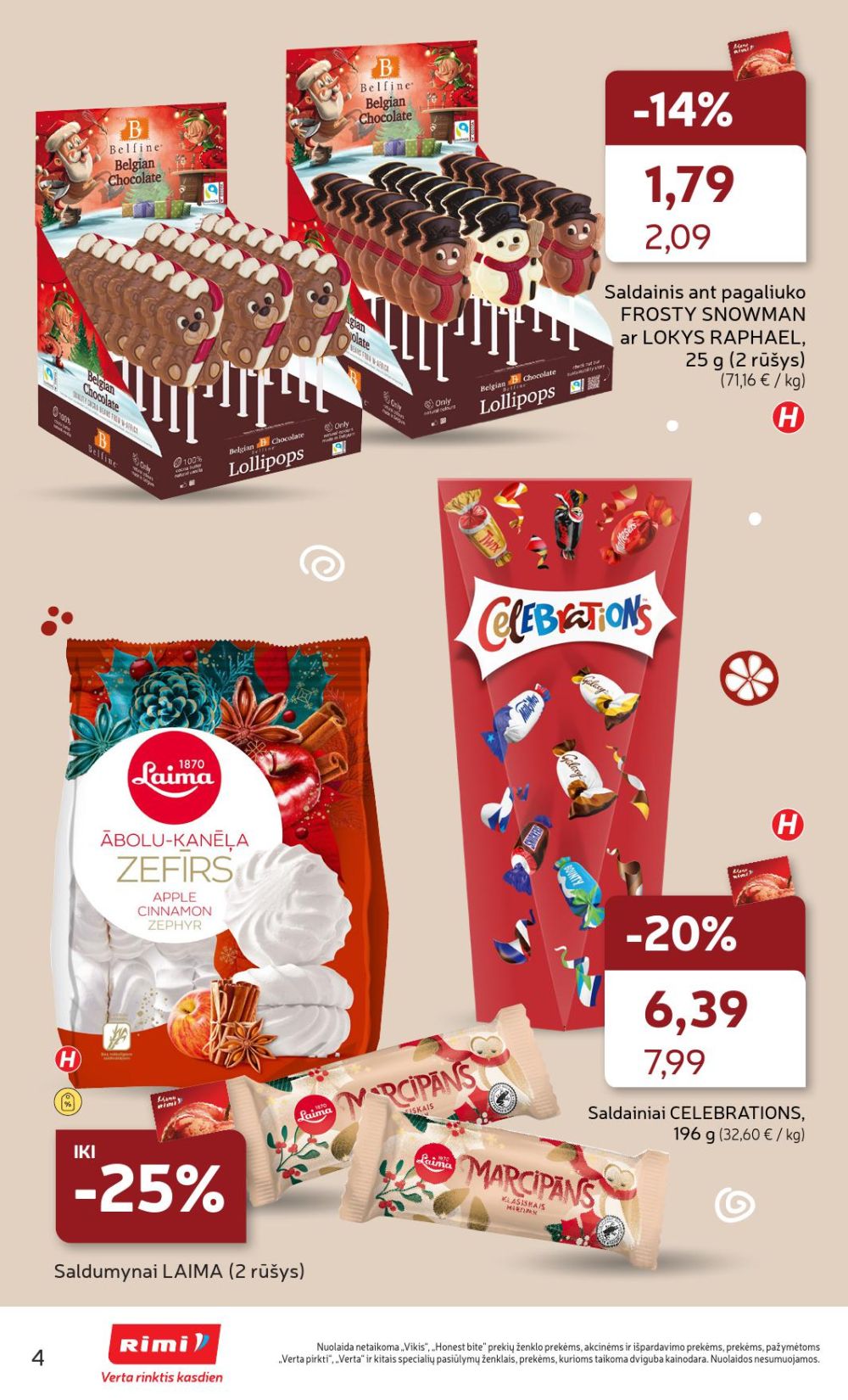 RIMI - Kalėdinių SALDUMYNŲ asortimento katalogas (2025 11 04 - 2025 11 17) | 4
