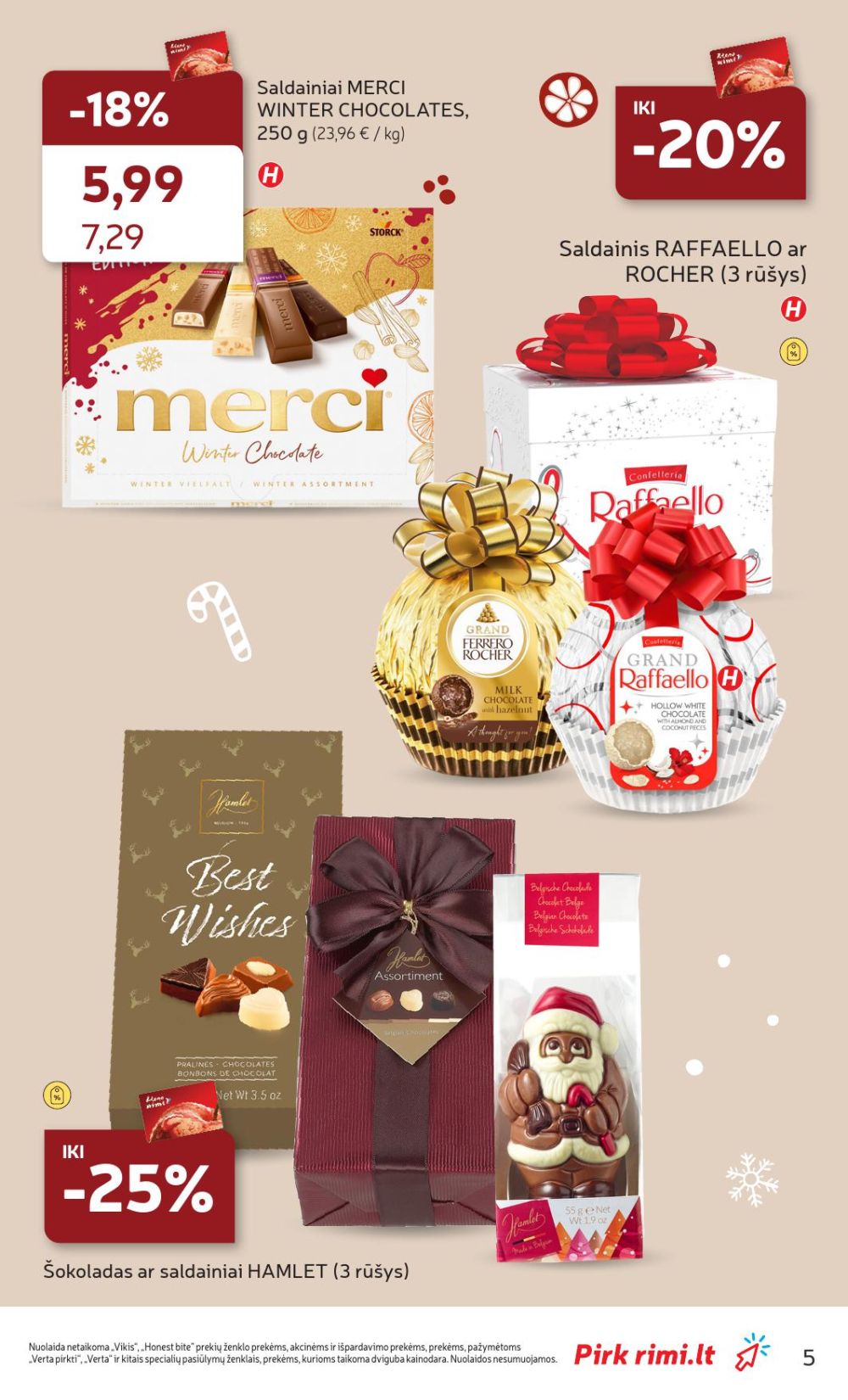 RIMI - Kalėdinių SALDUMYNŲ asortimento katalogas (2025 11 04 - 2025 11 17) | 5
