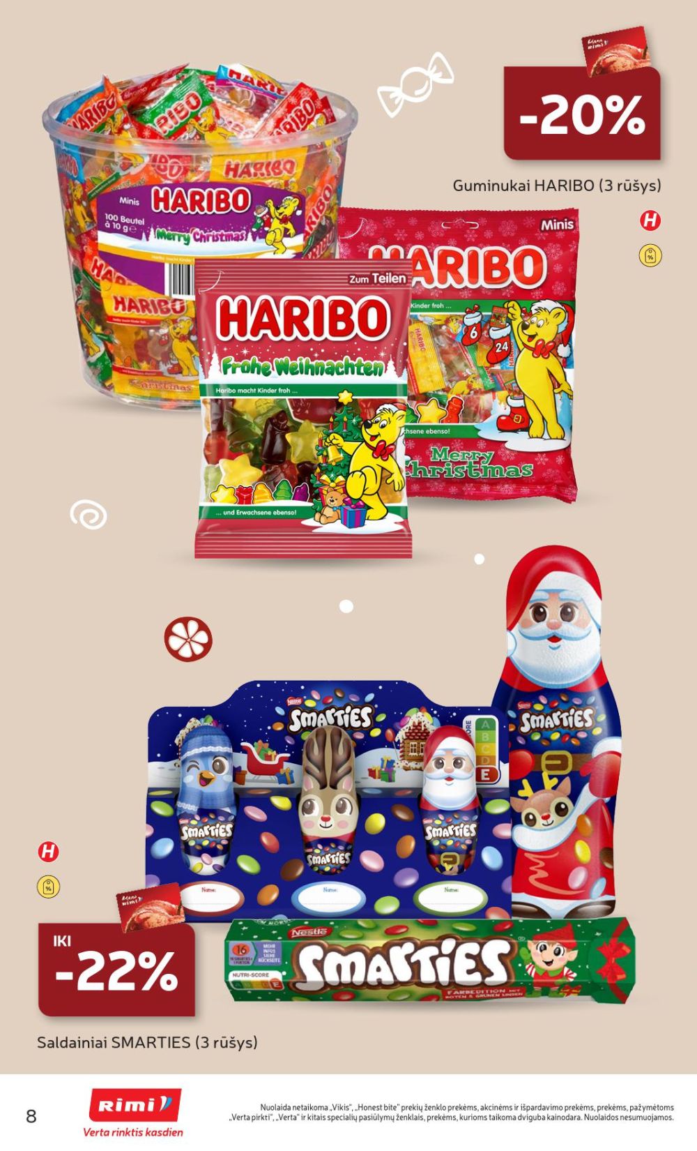 RIMI - Kalėdinių SALDUMYNŲ asortimento katalogas (2025 11 04 - 2025 11 17) | 8