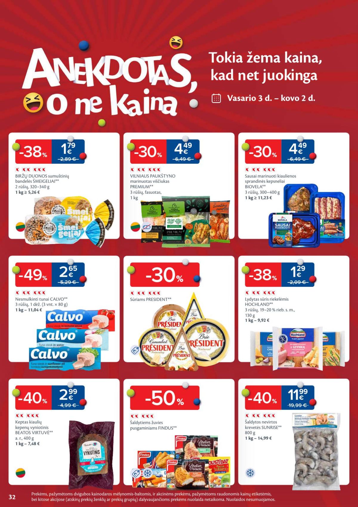 MAXIMA - Kaininis leidinys Nr.9 (2026 02 24 - 2026 03 02) | 32