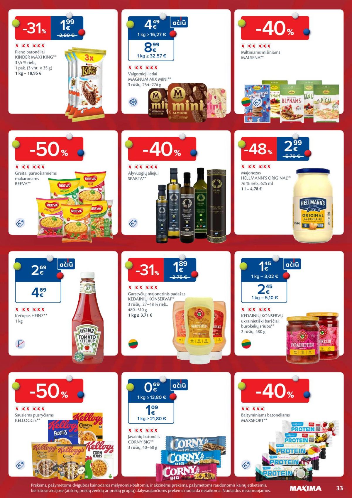 MAXIMA - Kaininis leidinys Nr.9 (2026 02 24 - 2026 03 02) | 33