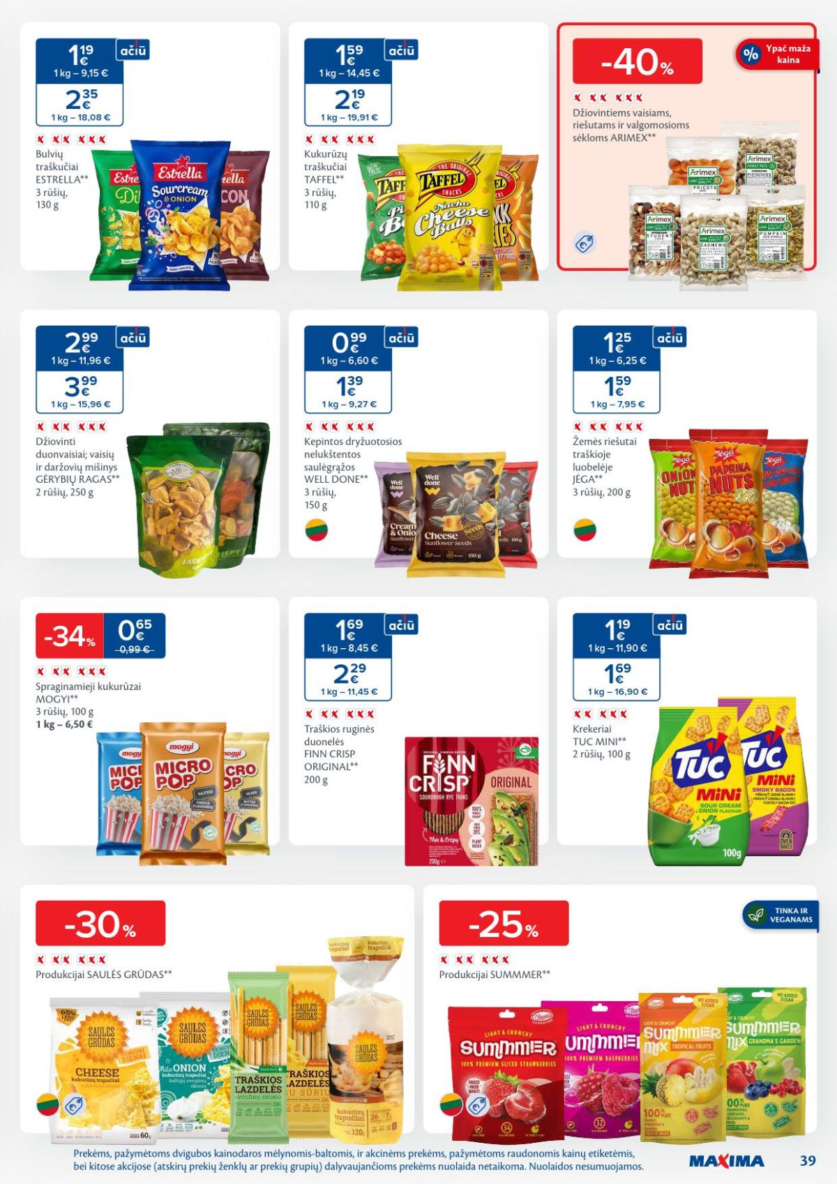 MAXIMA - Kaininis leidinys Nr.9 (2026 02 24 - 2026 03 02) | 39