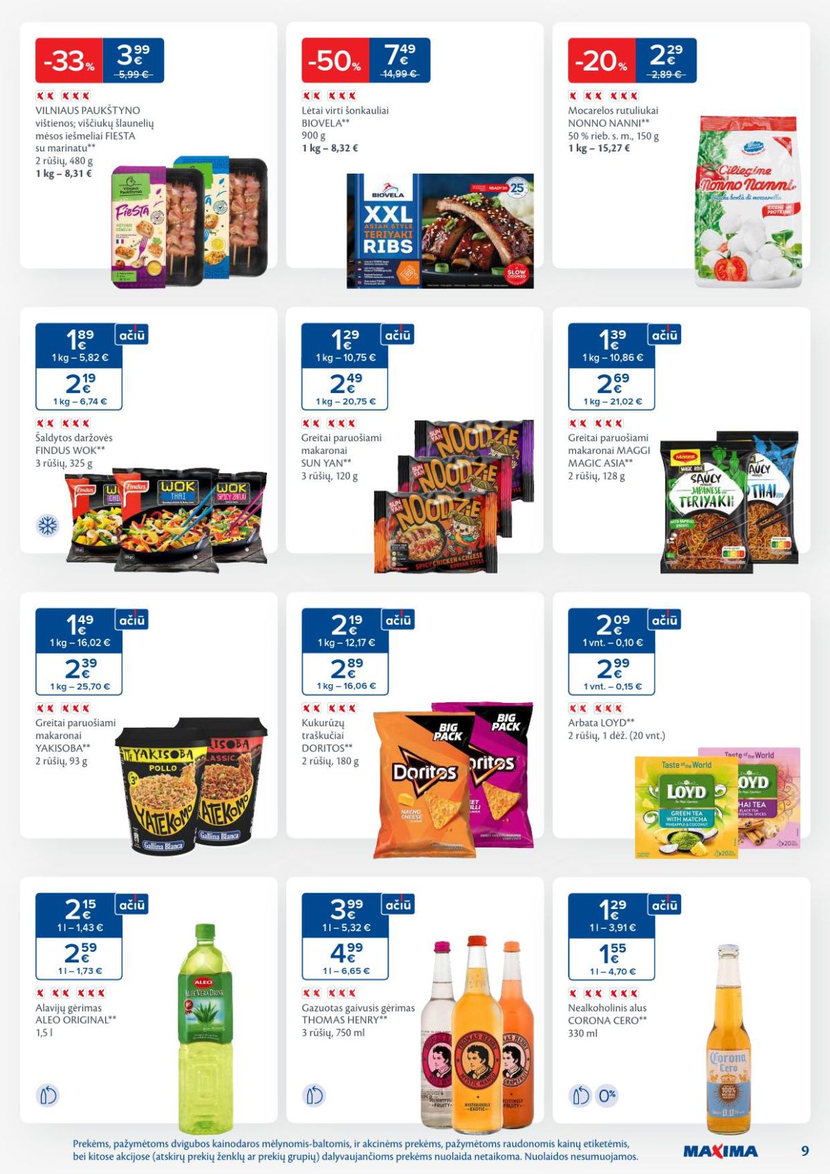 MAXIMA - Kaininis leidinys Nr.9 (2026 02 24 - 2026 03 02) | 9