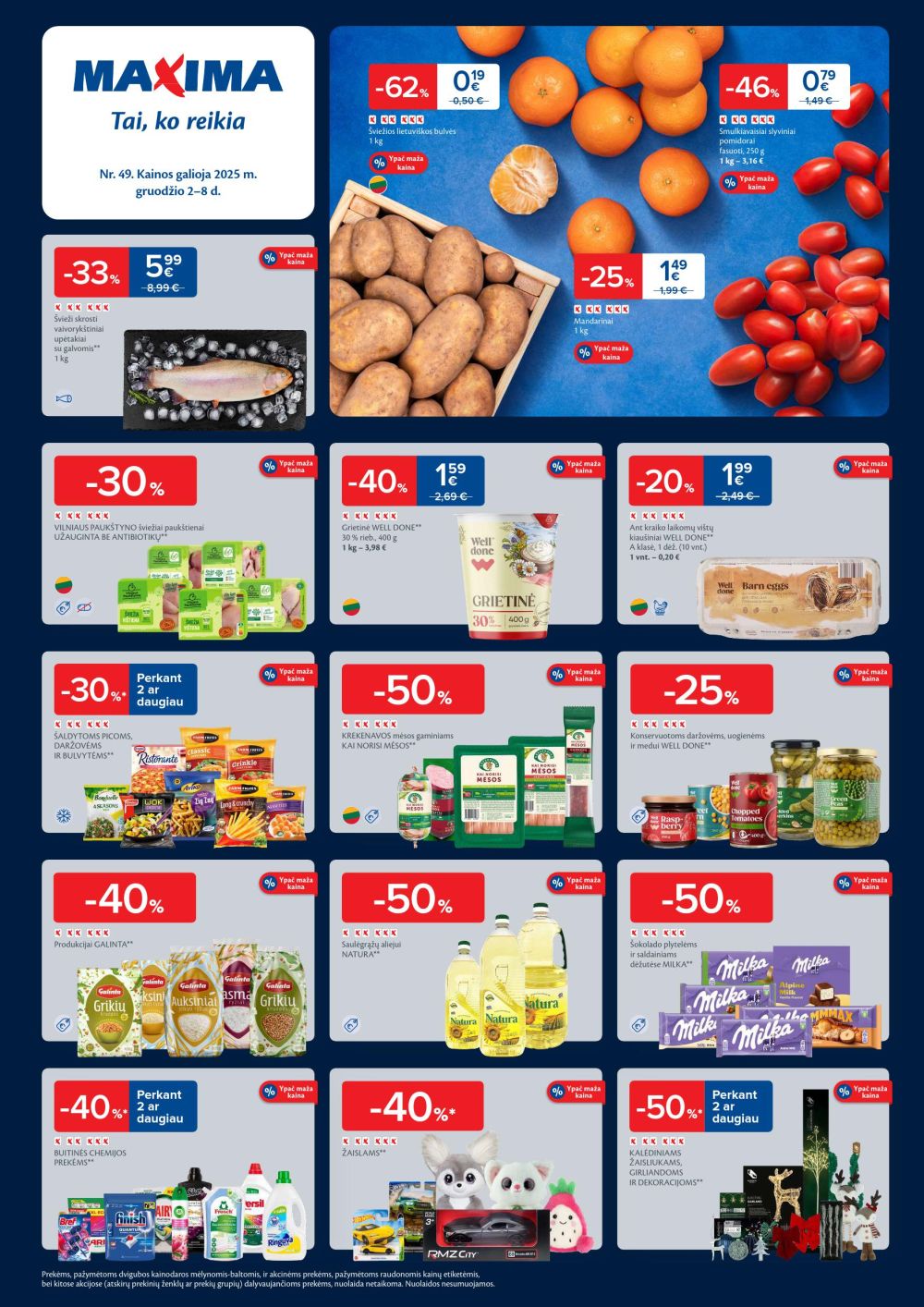 MAXIMA - Kaininis leidinys Nr.49 (2025 12 02 - 2025 12 08) | 1