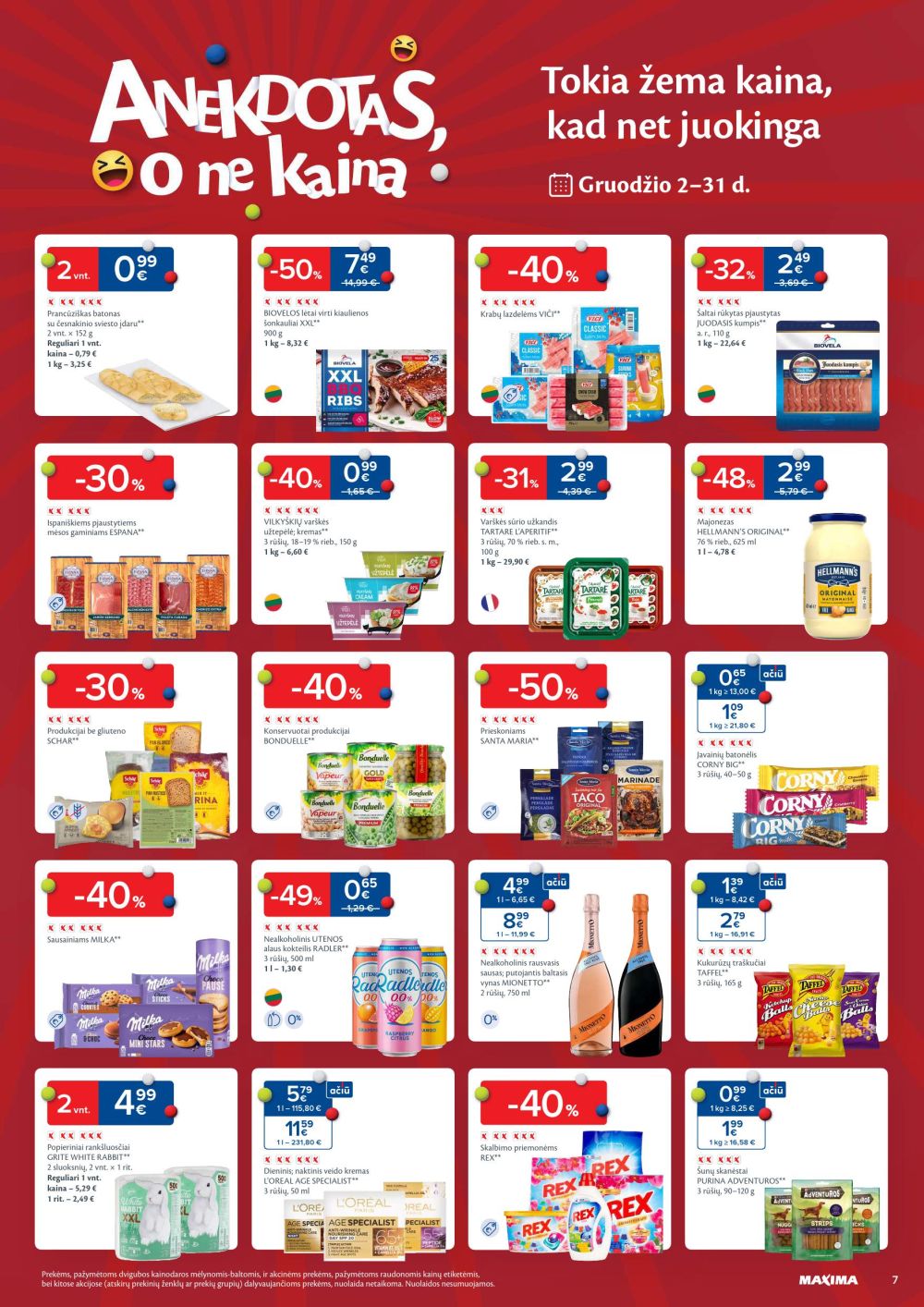 MAXIMA - Kaininis leidinys Nr.49 (2025 12 02 - 2025 12 08) | 7