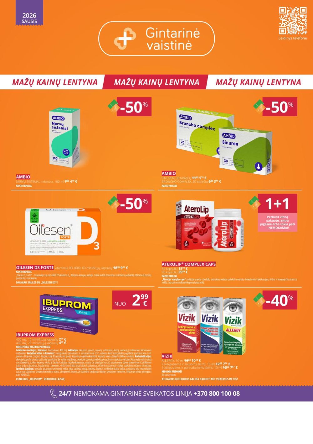 GINTARINĖ VAISTINĖ (2026 01 01 - 2026 01 31) | 1