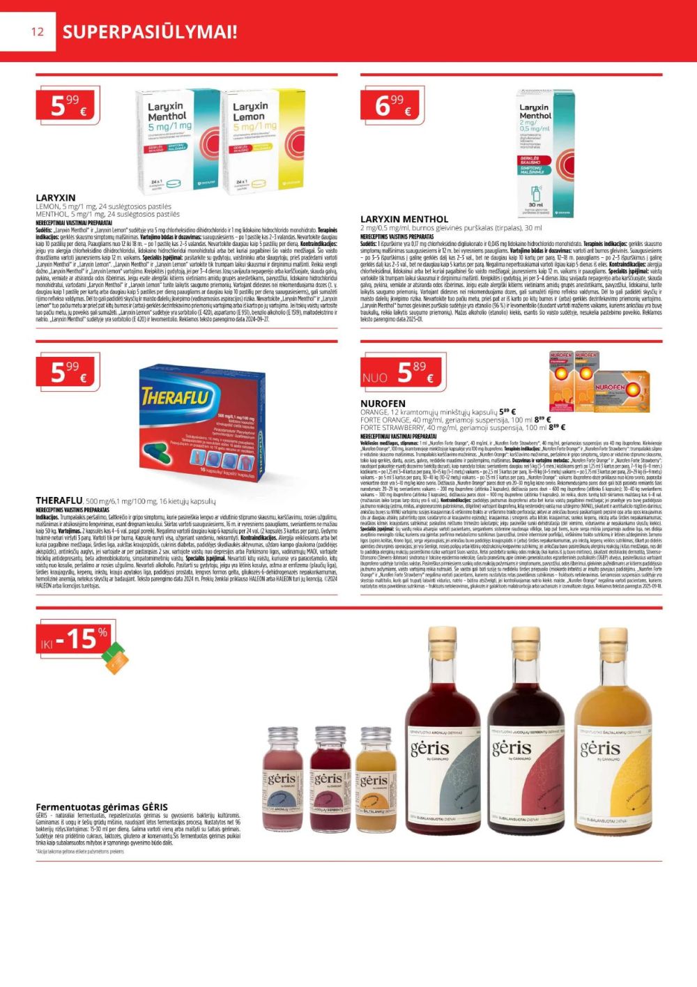 GINTARINĖ VAISTINĖ (2026 01 01 - 2026 01 31) | 12