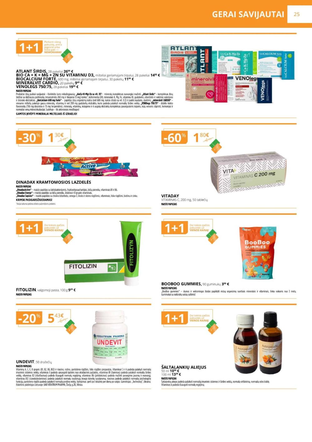 GINTARINĖ VAISTINĖ (2026 01 01 - 2026 01 31) | 25