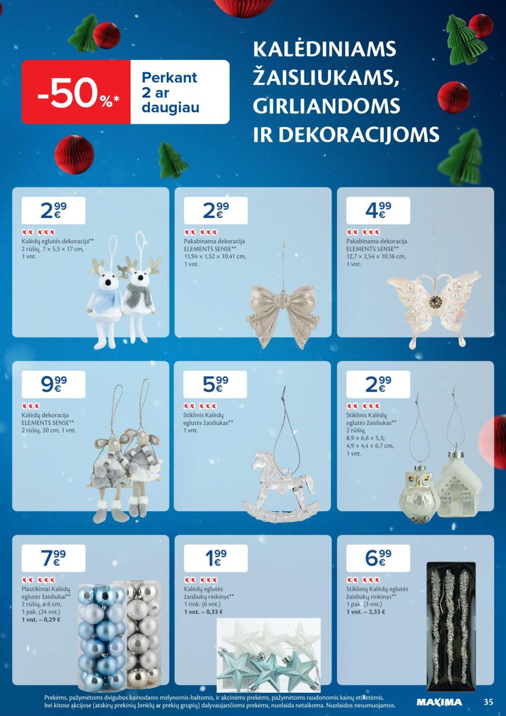 MAXIMA - Daugiau laiko Kalėdoms (2025 12 02 - 2025 12 08) | 35