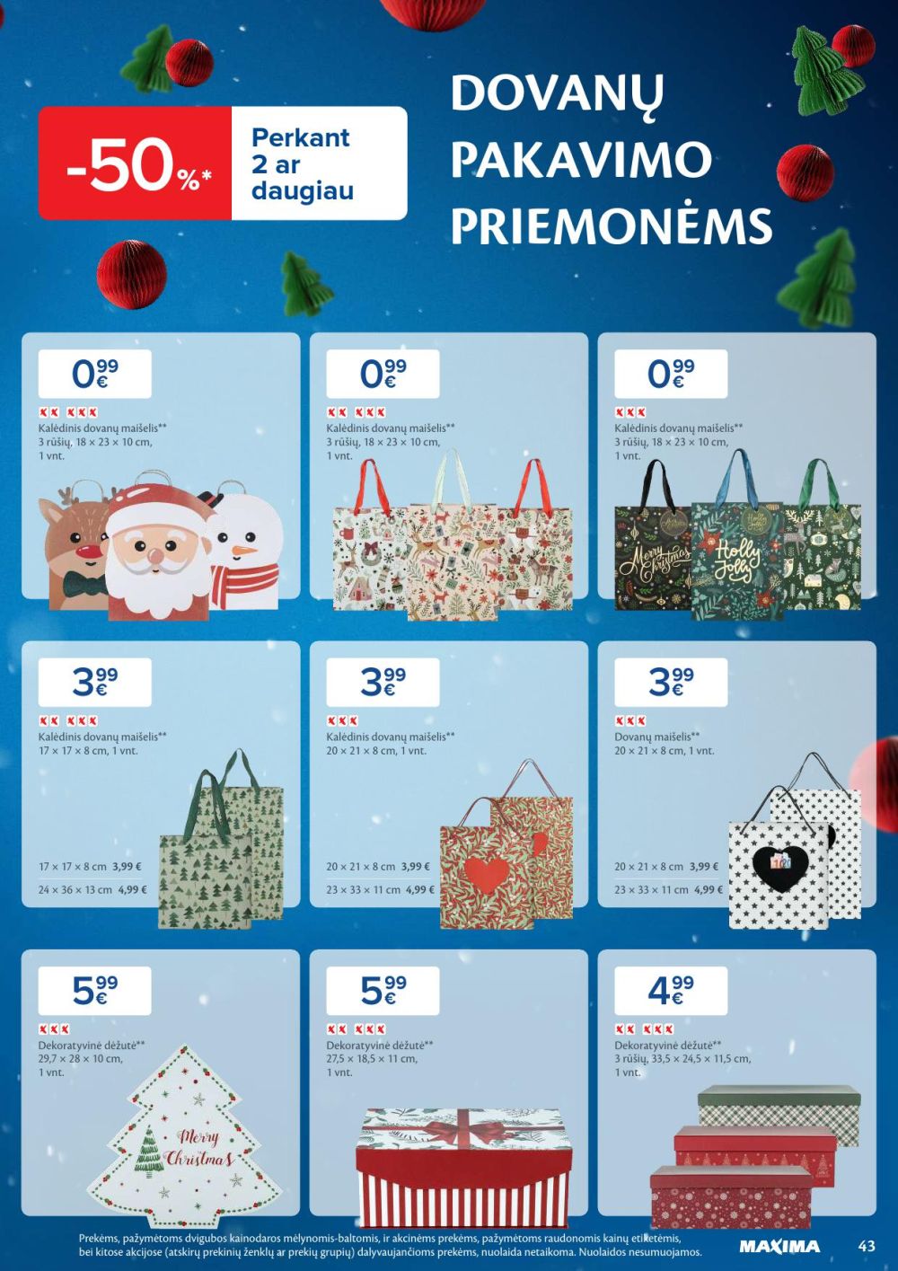 MAXIMA - Daugiau laiko Kalėdoms (2025 12 02 - 2025 12 08) | 43