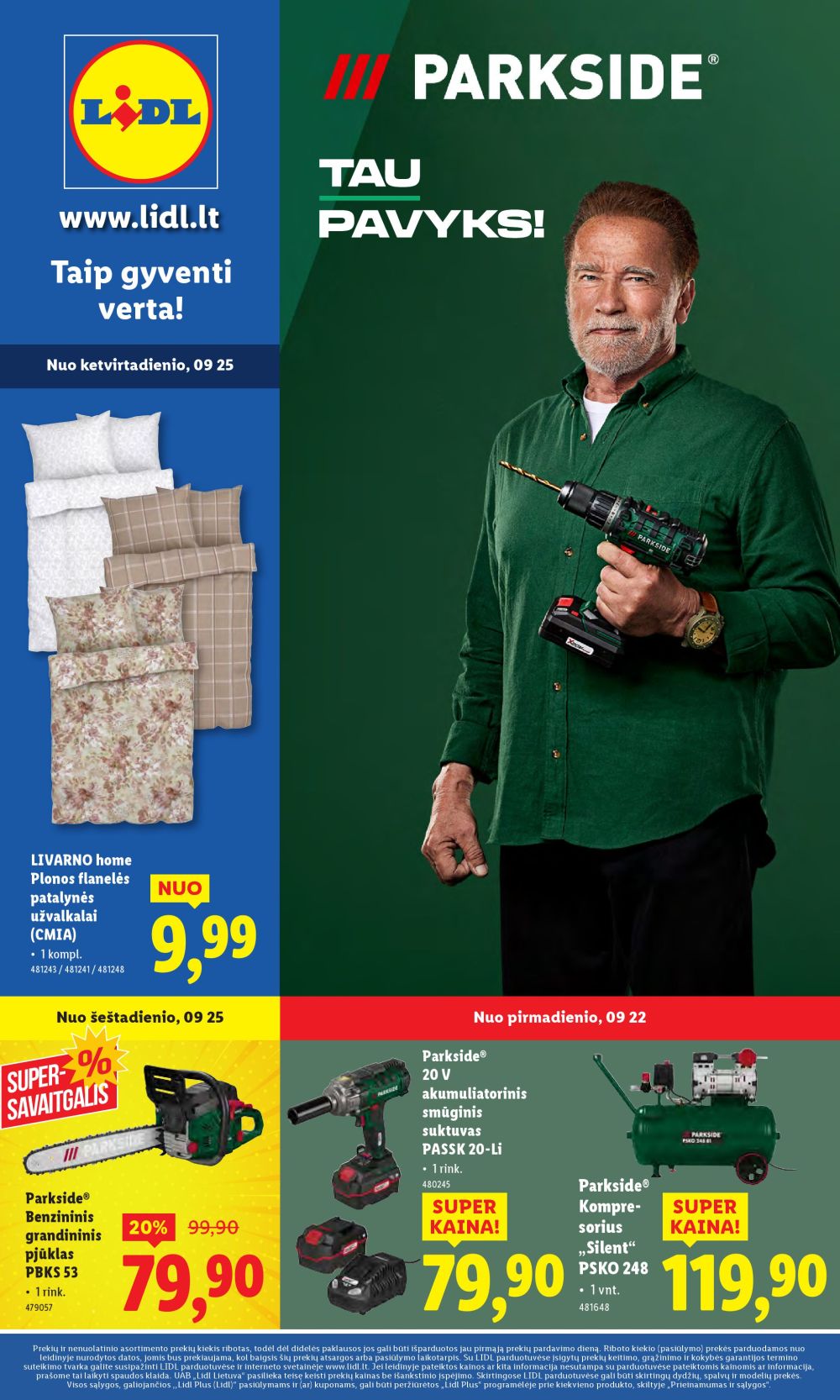 LIDL - Ne maisto prekių pasiūlymai (2025 09 22 - 2025 09 28) | 1